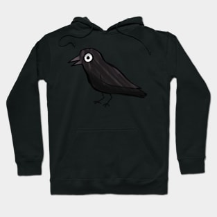 crow illustration Hoodie